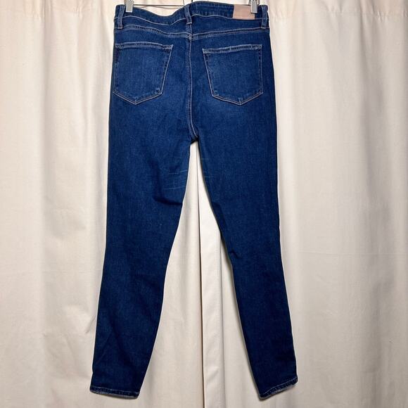 Paige Margot Ankle Lookout Destructed Jeans Womens 31 - Picture 4 of 16